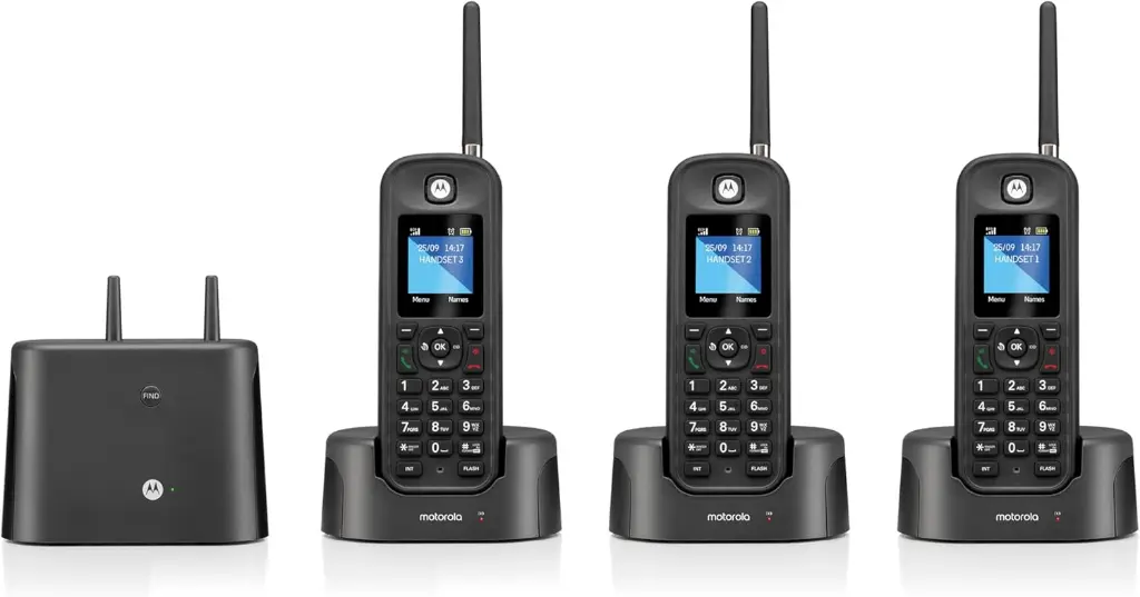 Motorola O213-B DECT 6.0 Long Range Cordless Phone